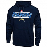 Men's San Diego Chargers Majestic Synthetic Hoodie Sweatshirt - Navy Blue,baseball caps,new era cap wholesale,wholesale hats